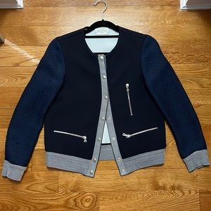 Sandro Navy Scuba Bomber Size 1